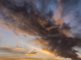 Obraz premium dramatic sky with clouds