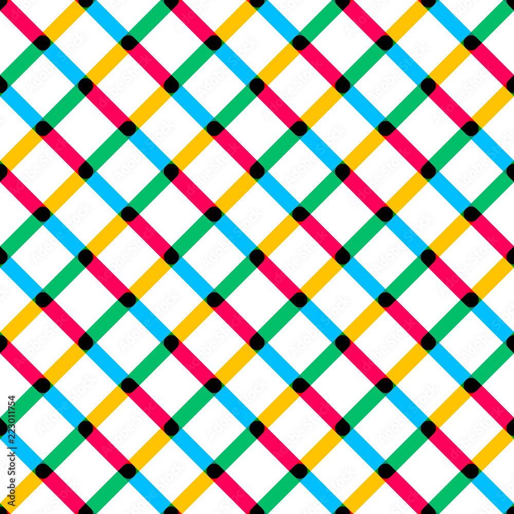 Poster modern seamless geometric pattern. abstract colorful background