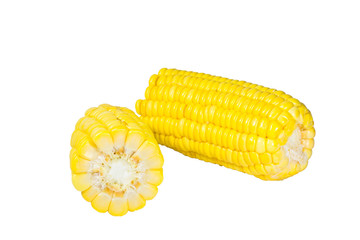 Corn isolated on white