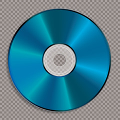 blank blue color CD