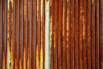 old and rusty galvanized iron roof texture