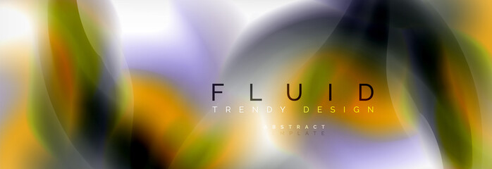 Abstract background holographic liquid colors design