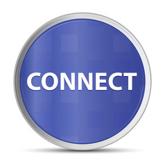 Connect blue round button