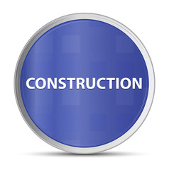Construction blue round button