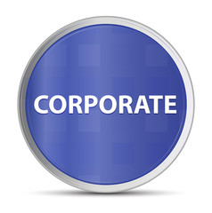 Corporate blue round button