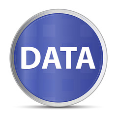 Data blue round button