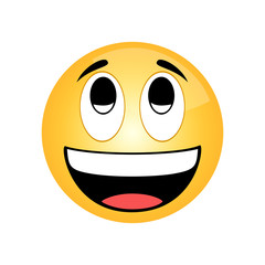 Smile icon. Emotion smile. Vector Illustration