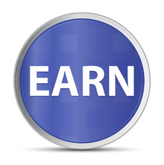 Earn blue round button