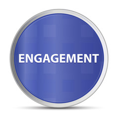 Engagement blue round button