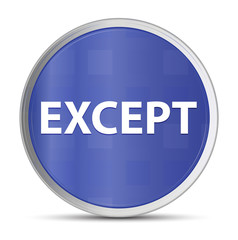 Except blue round button