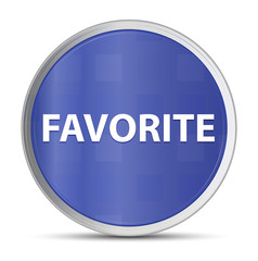Favorite blue round button