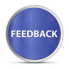 Feedback blue round button