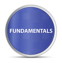 Fundamentals blue round button