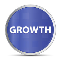 Growth blue round button