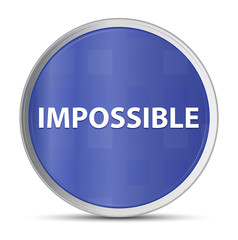 Impossible blue round button