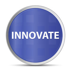 Innovate blue round button