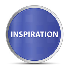 Inspiration blue round button