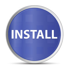 Install blue round button
