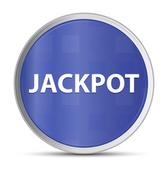 Jackpot blue round button