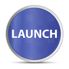 Launch blue round button