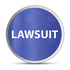 Lawsuit blue round button
