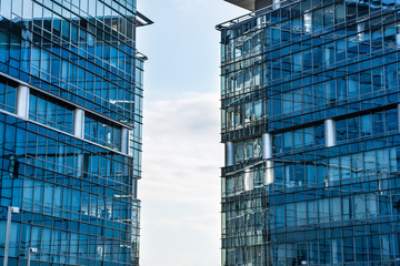 Fototapeta premium two office buildings