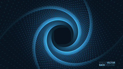 Vector wonderful swirling background