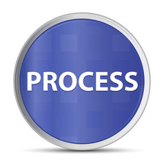Process blue round button