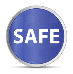 Safe blue round button