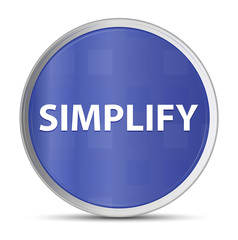 Simplify blue round button