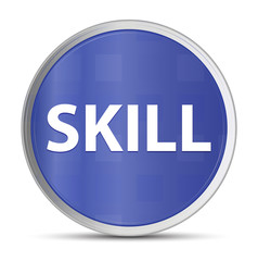 Skill blue round button
