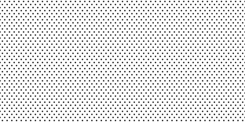 Fototapeta Seamless polka dots pattern. Black little circle points on white background. Lol doll style wallpaper.  obraz