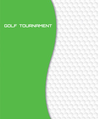 Golf tournament flyer poster template graphic design