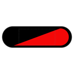 Isolated empty sale label. Vector illustration design