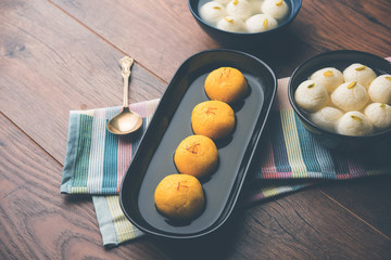 Rajbhog and Rasgulla or rosogolla are popular sweets offered to Goddess Durga in Navratri Festival,...