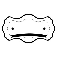 Isolated empty sale label. Vector illustration design