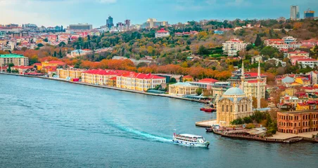 Wandaufkleber Panoramic view of Istanbul, Turkey © Olena Zn