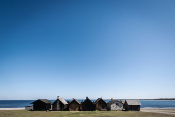 houses on the beach