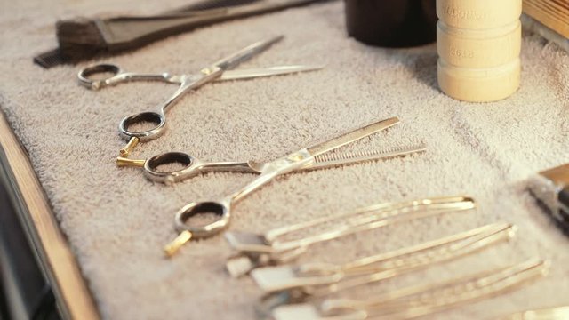 Tools for barber. Barbershop. Hairdresser for men.
