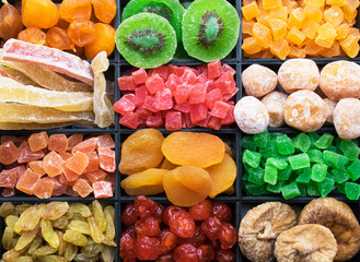 Dried fruit. Сandied fruits