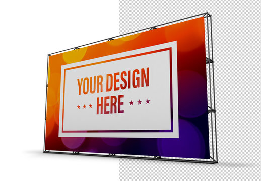 Promotional Event Signage Mockup