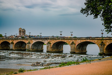 Fototapeta premium Le Pont Régemortes à Moulins sur Allier