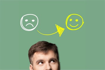 Satisfaction customer change course life mood advertising