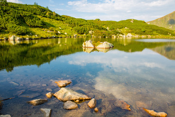 Lake in tatra mountains