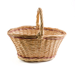 empty wicker basket