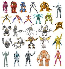 robots and cyborgs collection © matiasdelcarmine