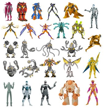 robots and cyborgs collection