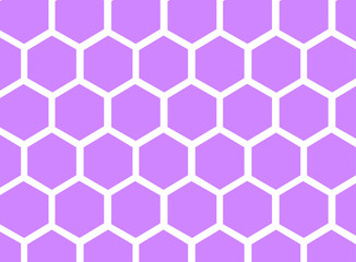 Lilac Hexagon Pattern