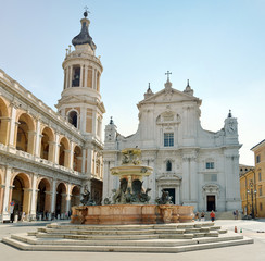 Fototapeta na wymiar Sanctuary of the Madonna of Loreto