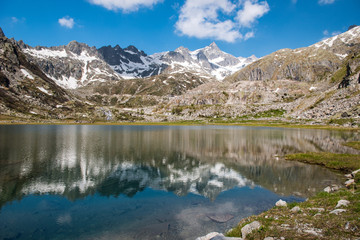 Fototapeta na wymiar Cornisello lake, Dolomites